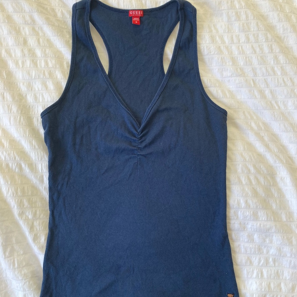 Blue Women’s Tank Top Guess